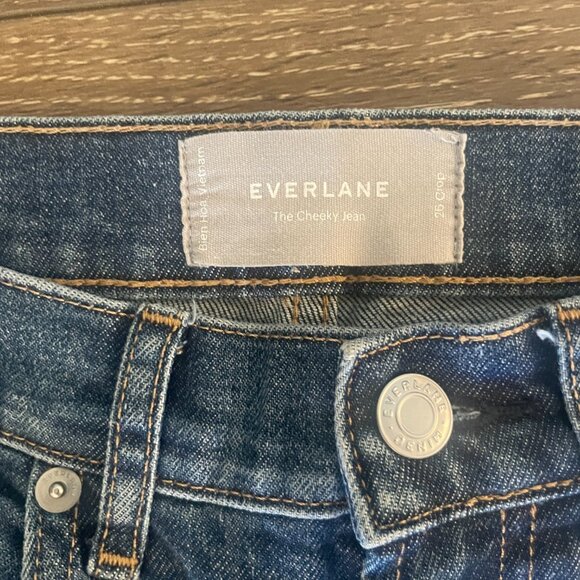 Everlane The Cheeky Jean Size 26 Crop - Picture 3 of 6